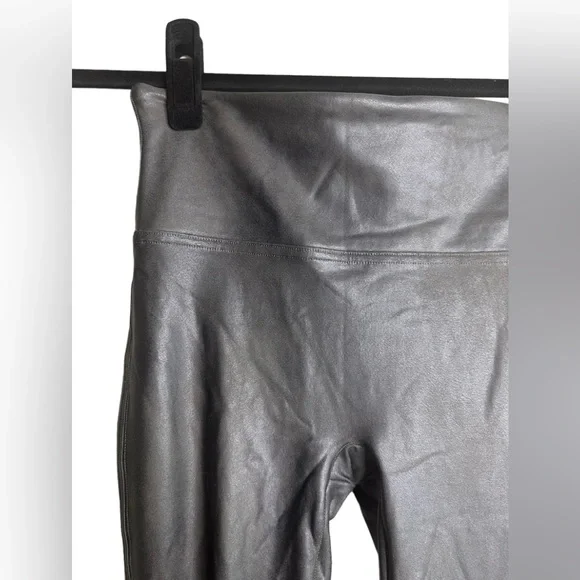 Spanx Gray Ready To Wow Stretchy Mid Rise Leggings Size Small - Picture 3 of 6